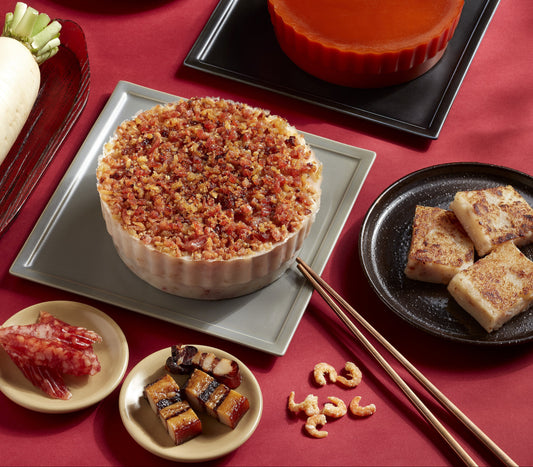 腊味萝卜糕 Round Carrot Cake